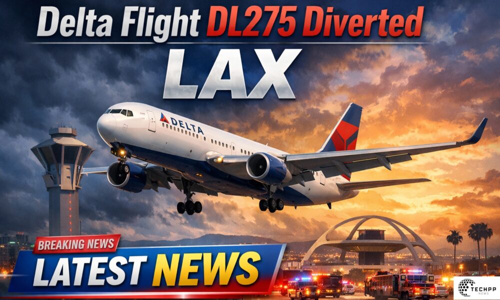 delta flight dl275 diverted lax